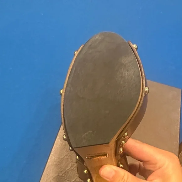 Gucci Brown Platform Heels - Picture 9 of 10